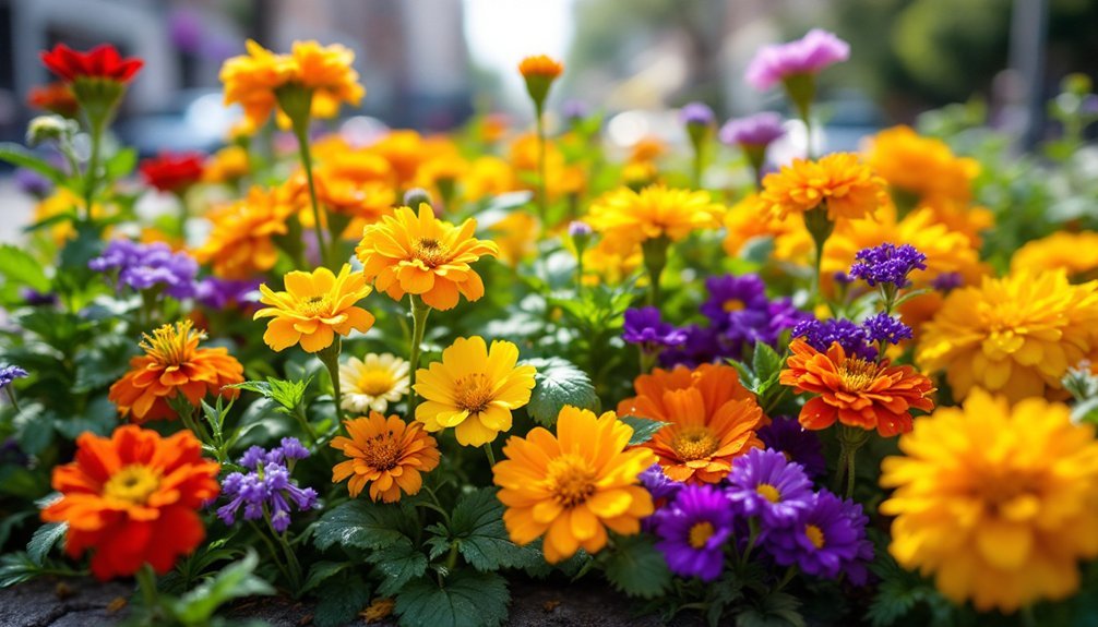 edible flowers in downtown