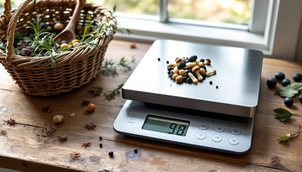 foraging kitchen scales guide