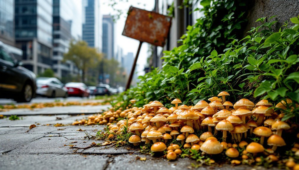 foraging mushrooms downtown prohibited