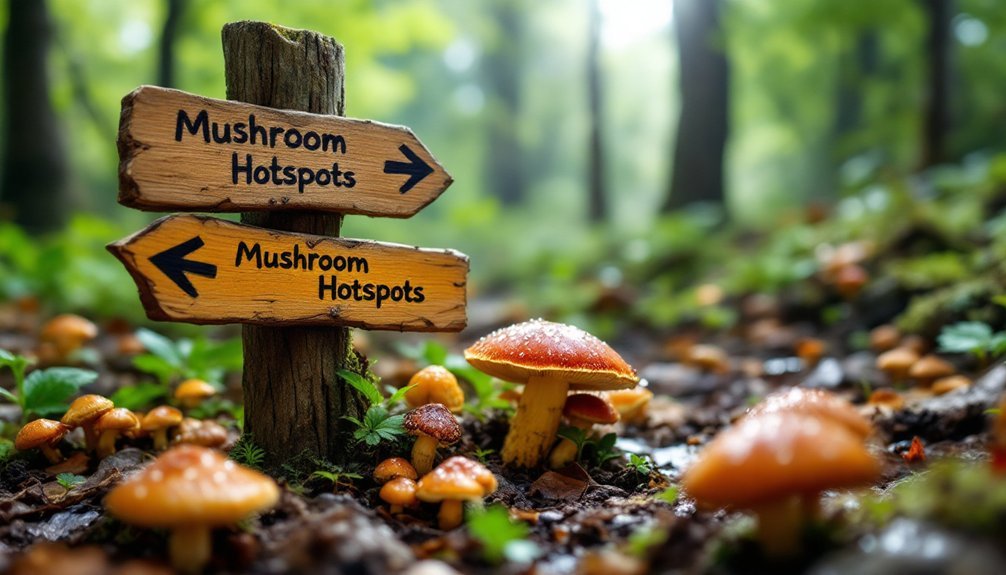 mushroom foraging distance guide