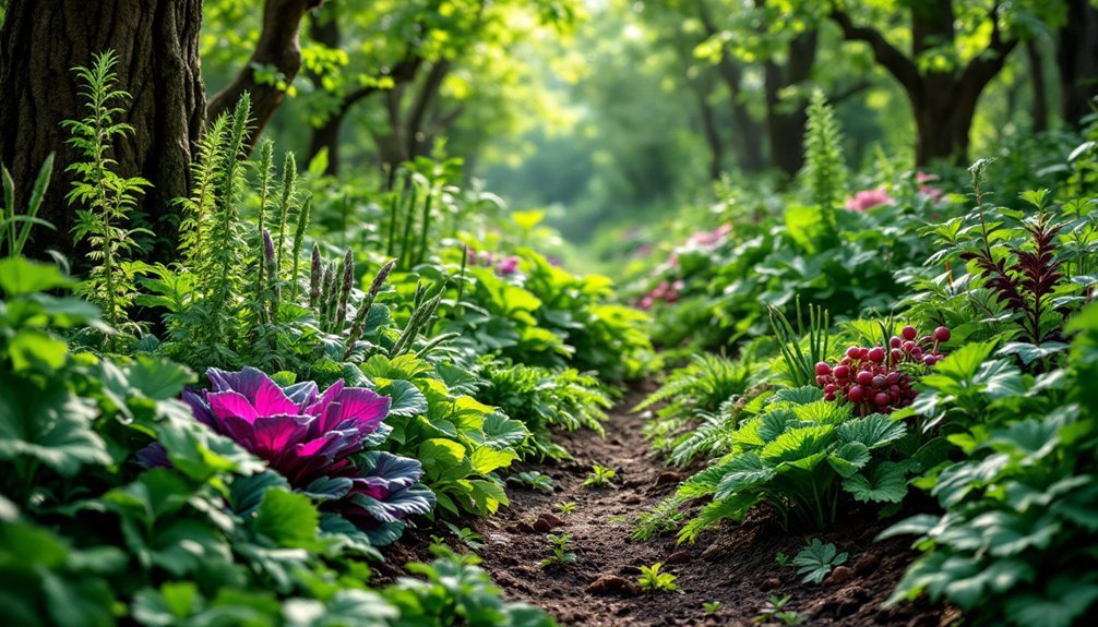 perennial vegetables for food forests