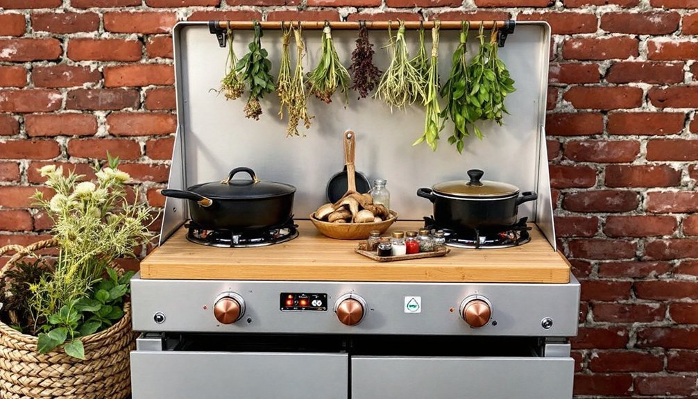 portable cooking foraging stations