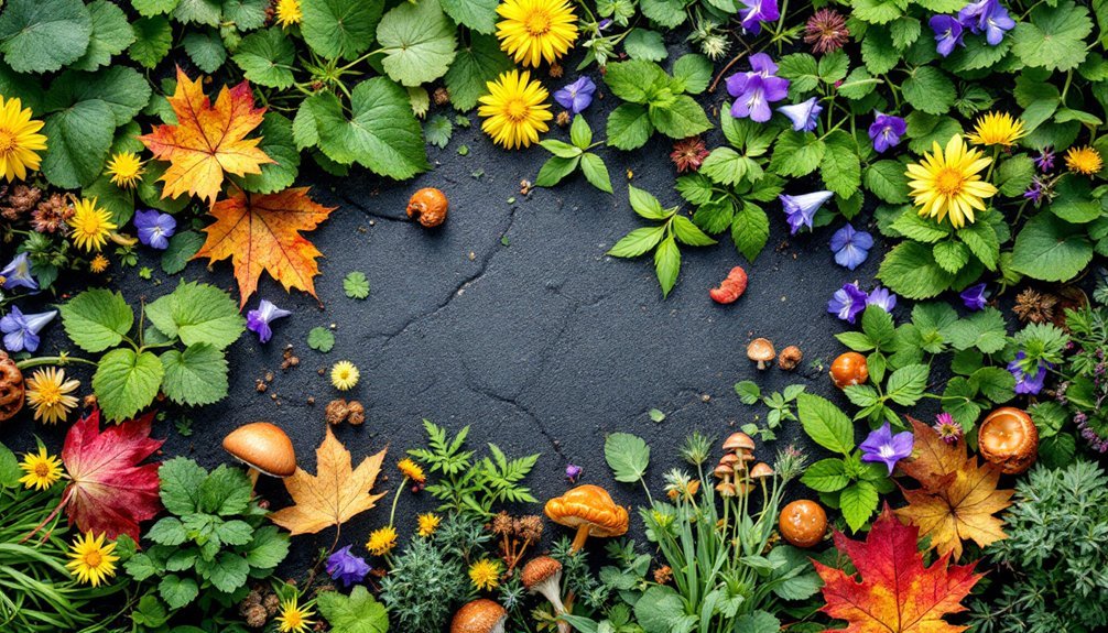 seasonal city plant foraging