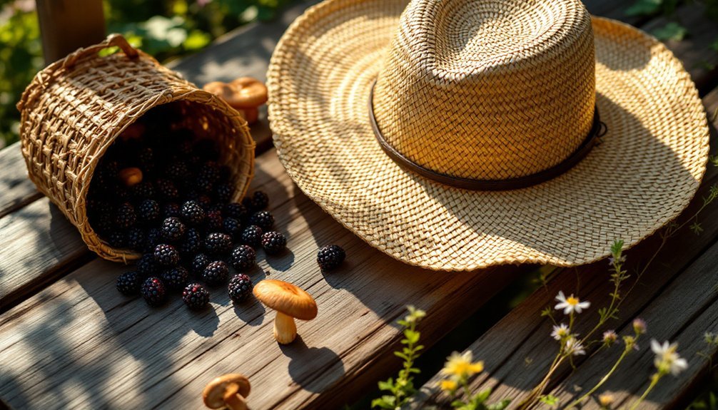 sun hats for summer foraging