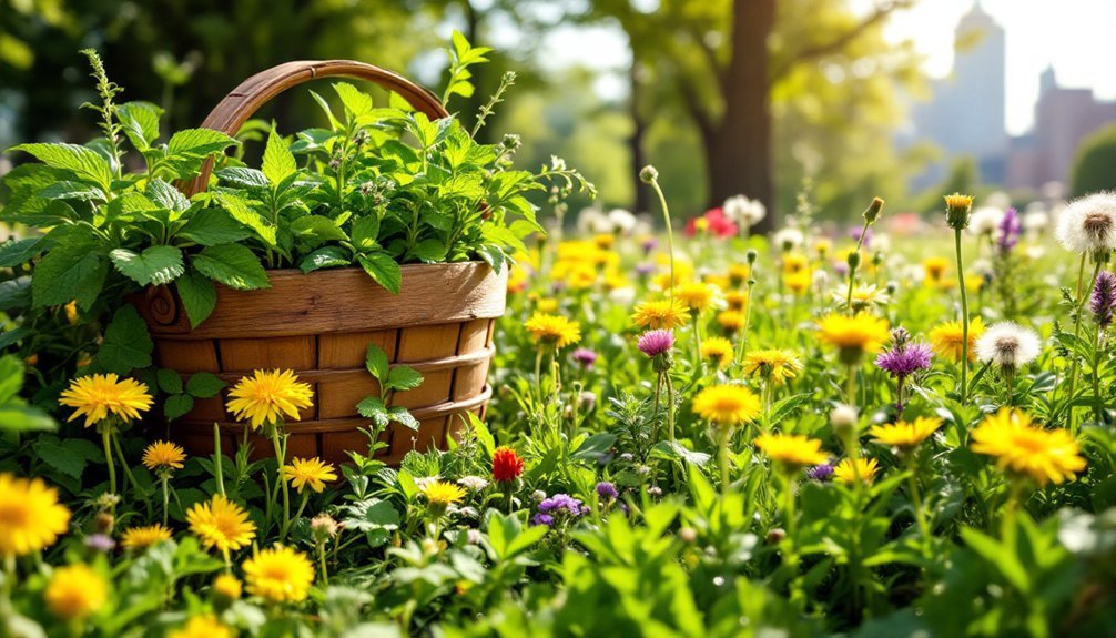 sustainable urban plant foraging