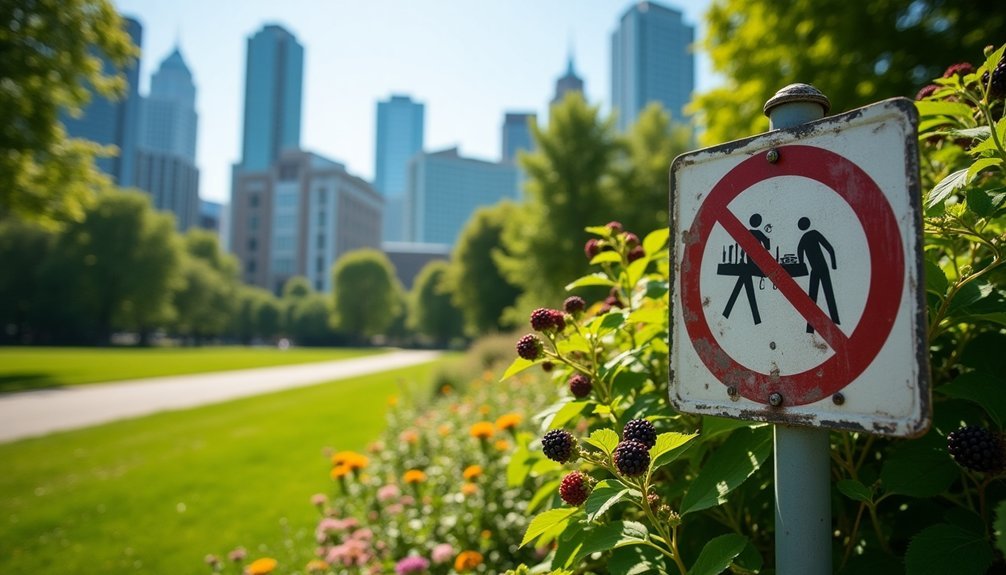 urban foraging bans history