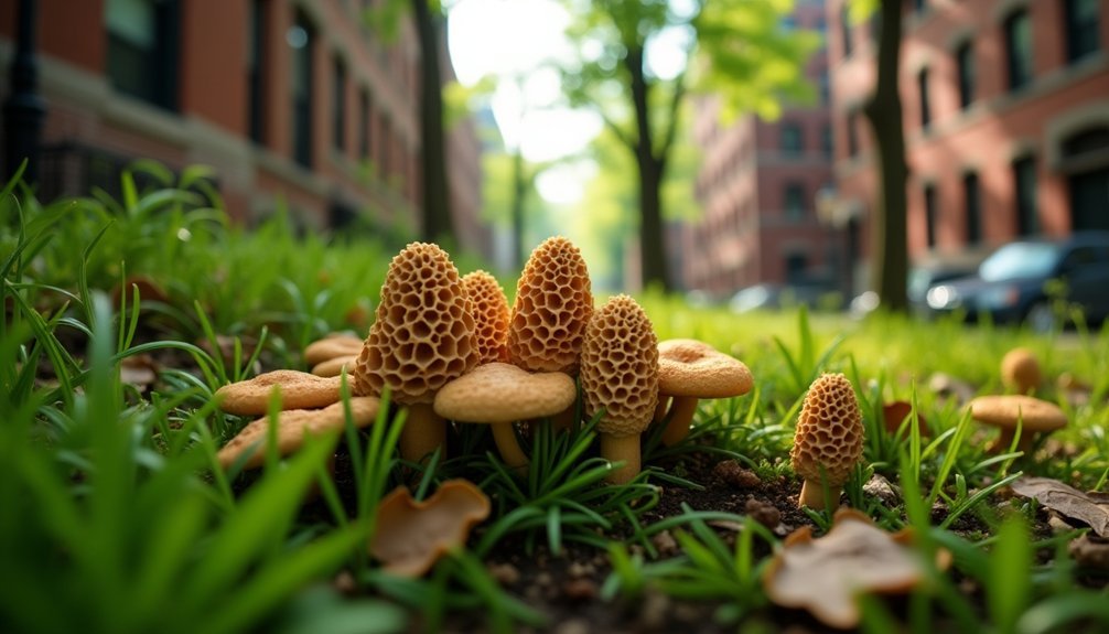 urban spring mushroom hotspots