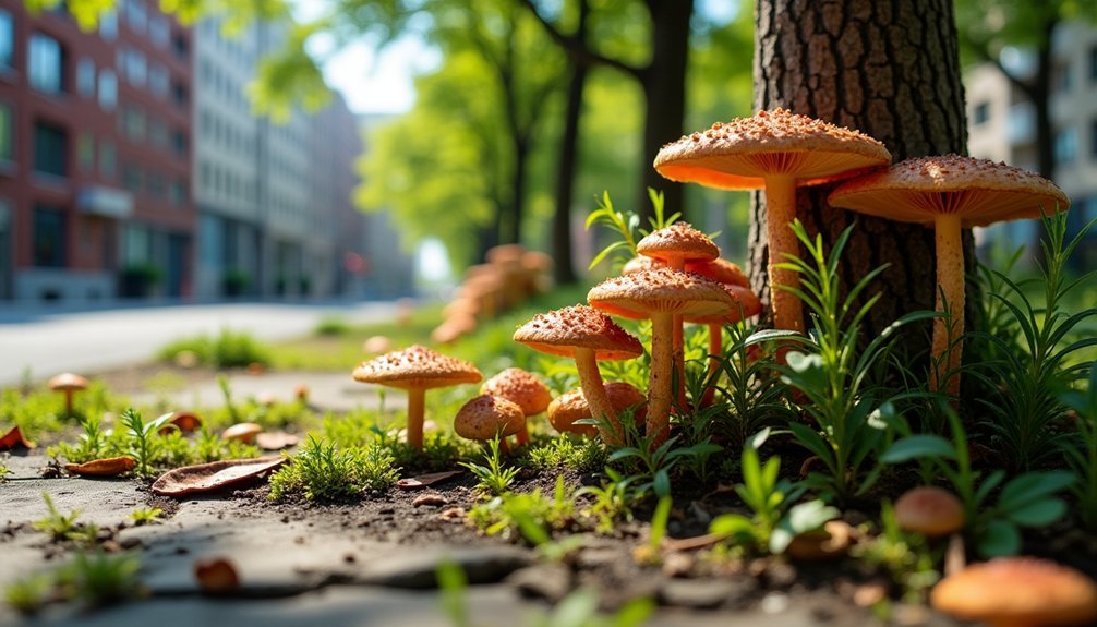 urban wild mushroom locations