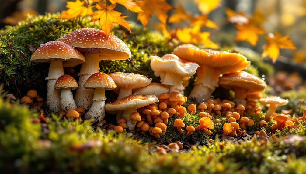 wild foraging mushroom seasons