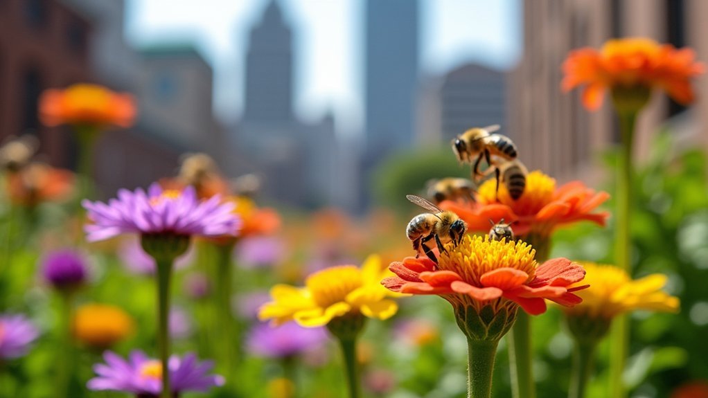 bee friendly urban pathways