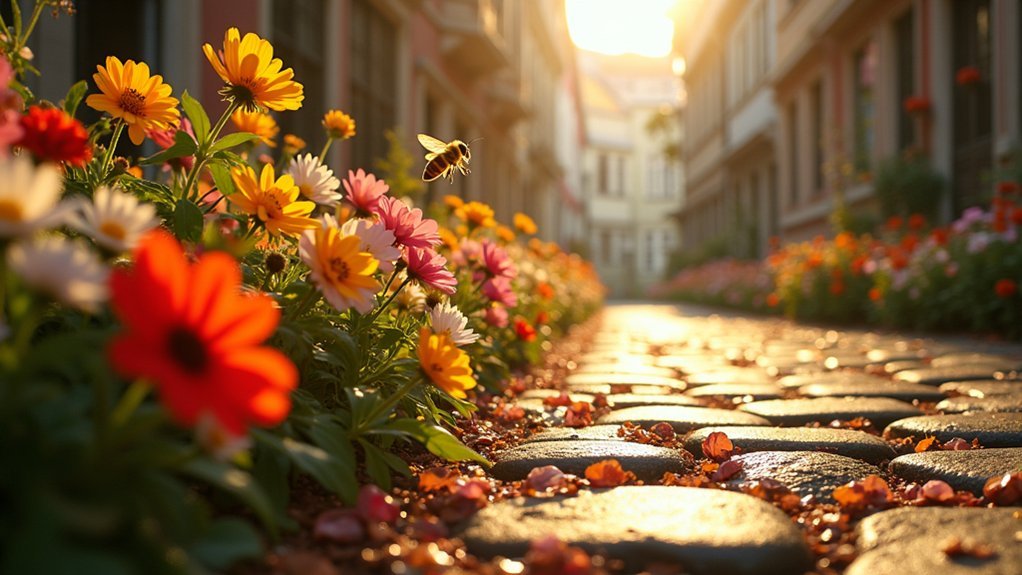 bees seek urban nectar