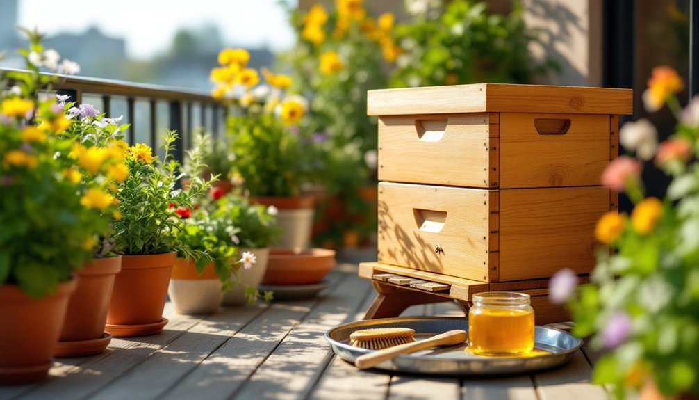 beginner balcony beekeeping kit