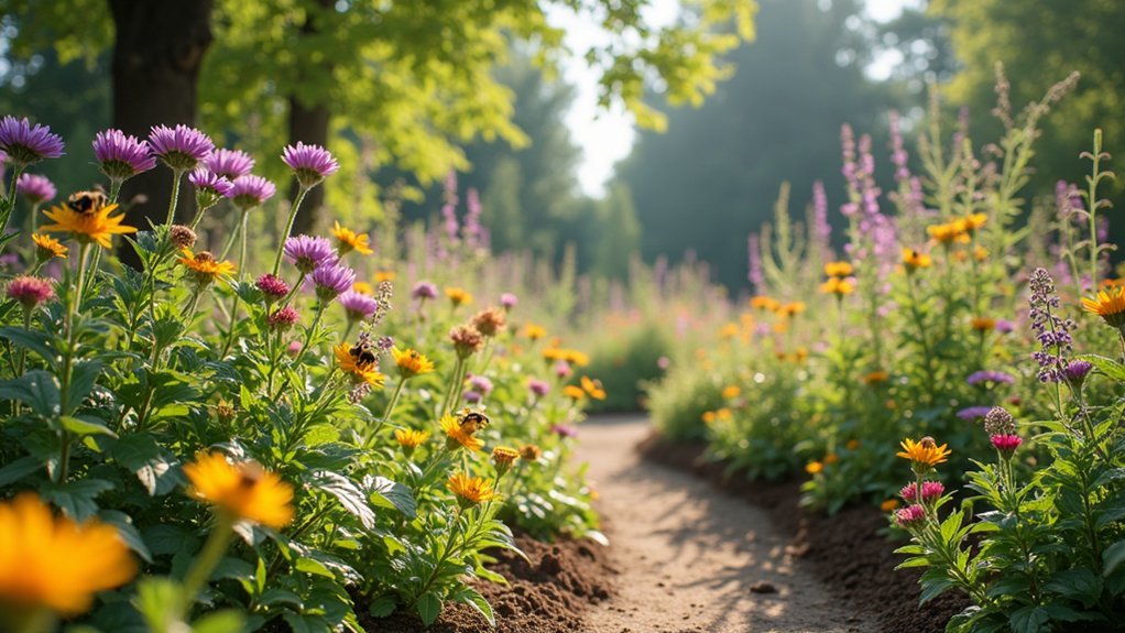 biodiversity thriving in gardens