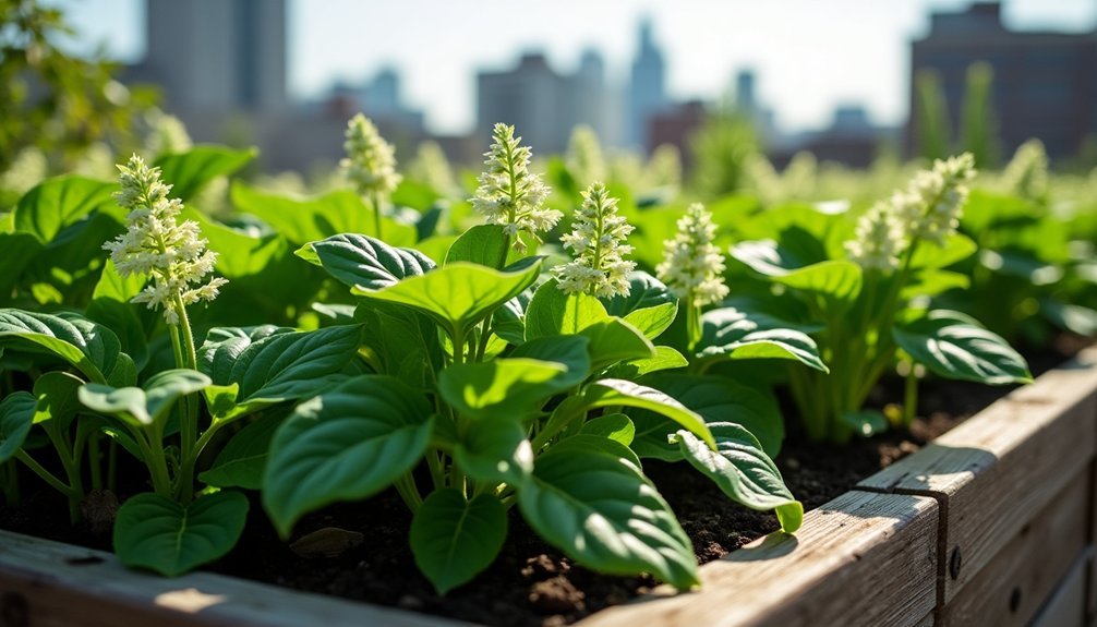 bush beans grow compactly