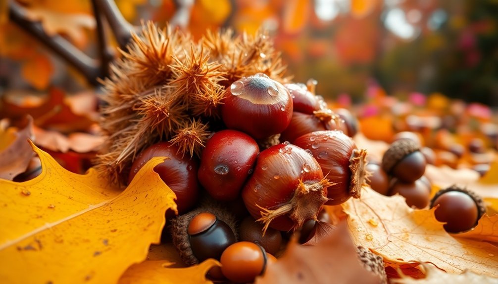 chestnuts and fall harvests