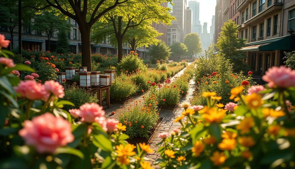 city bees habitat mapping