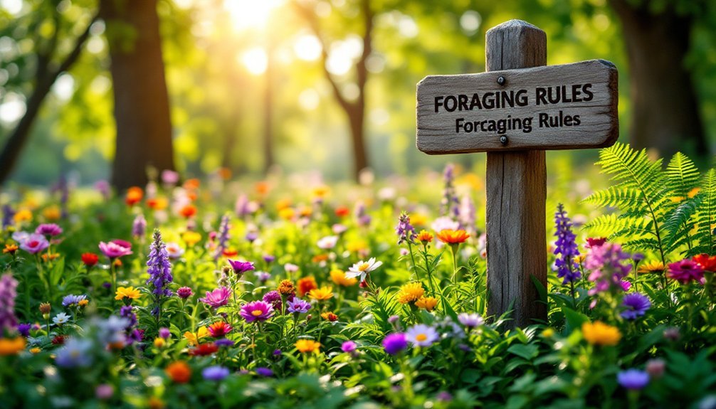 city flower foraging regulations