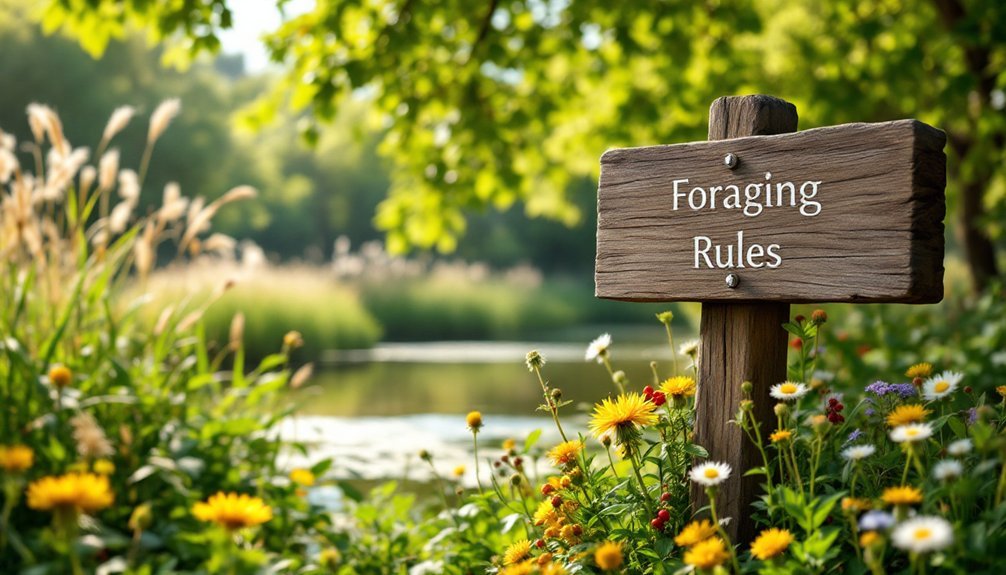 city park foraging guidelines