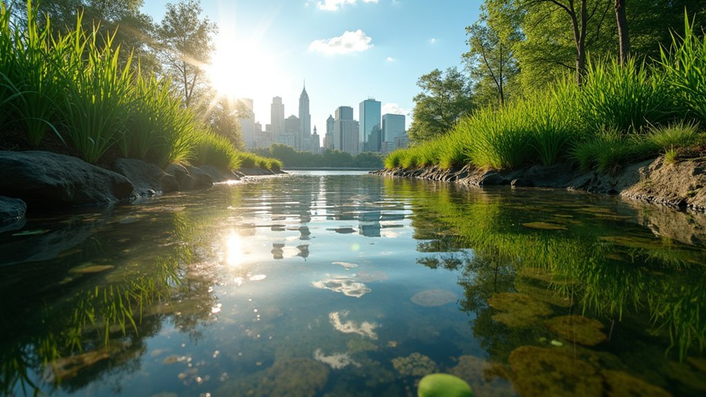 city ponds chemical pollutants