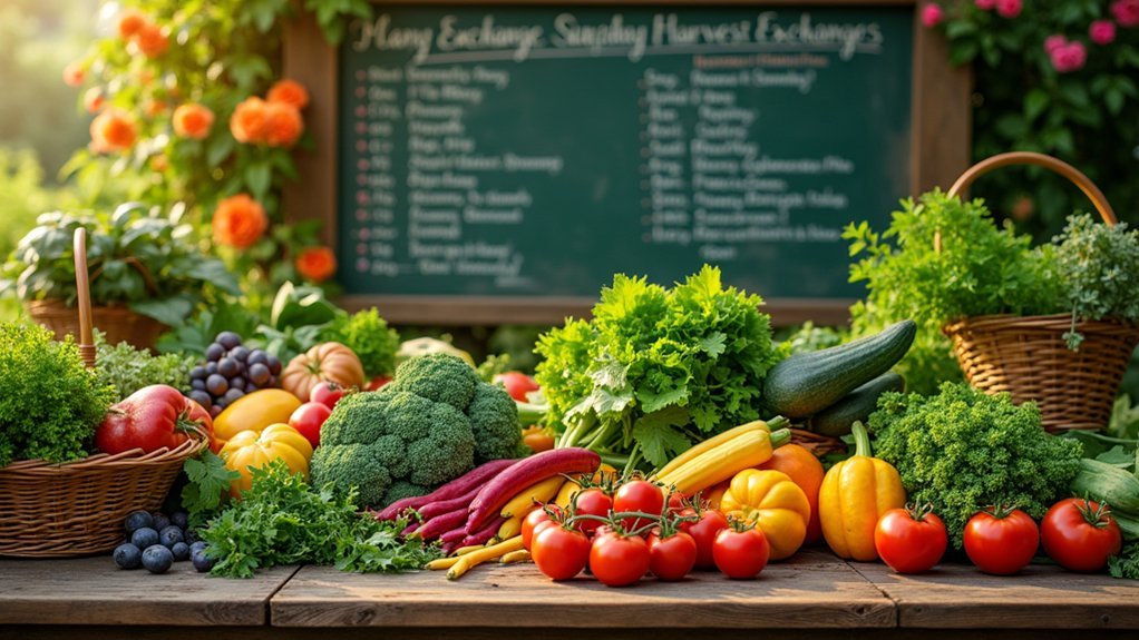 community garden produce swaps