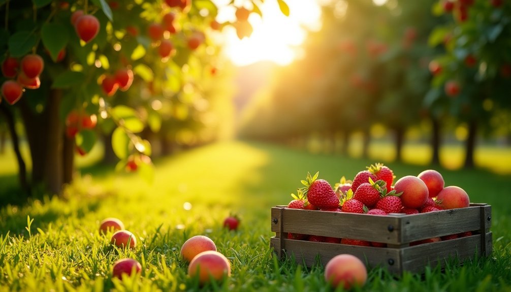 community summer fruit gleaning