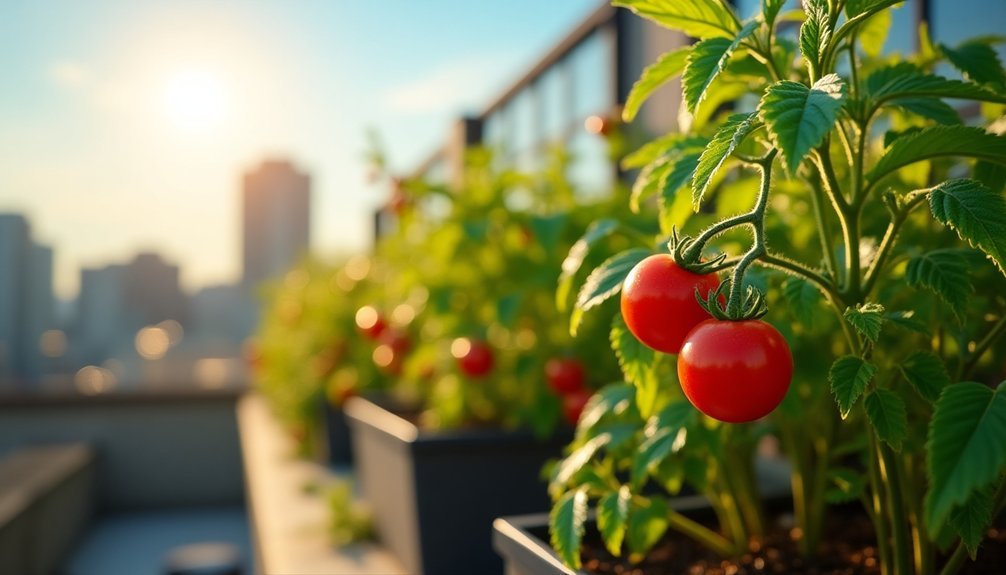 compact cherry tomatoes thrive