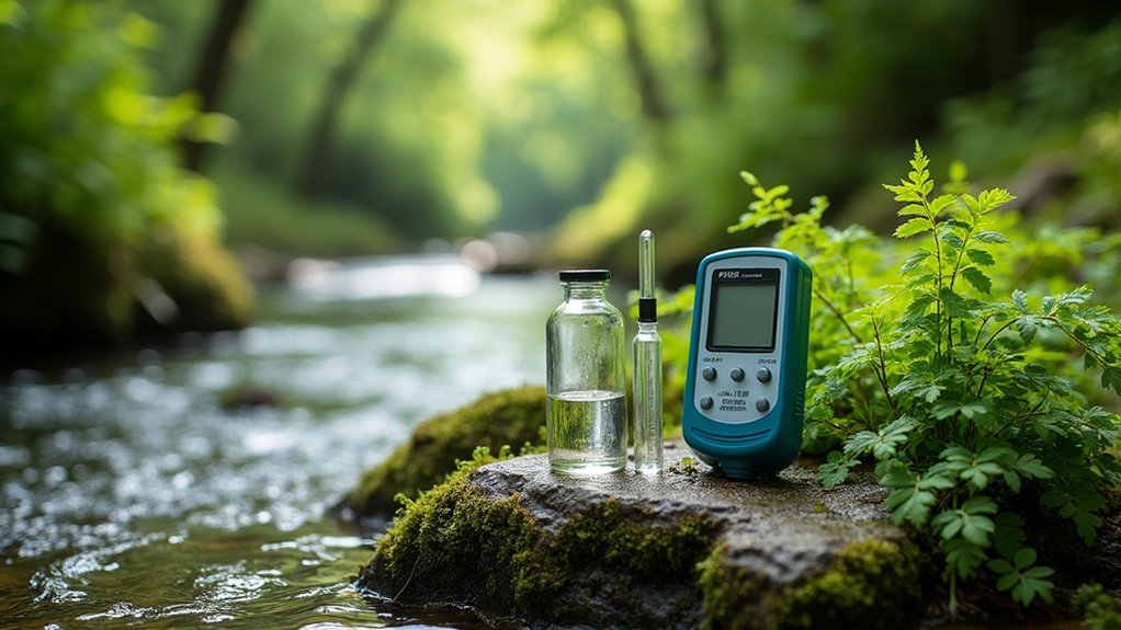 diy stream water testing tools