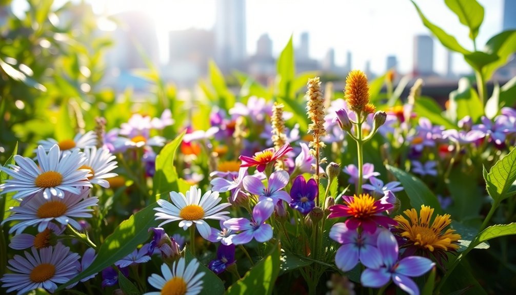 eco friendly urban flower harvesting