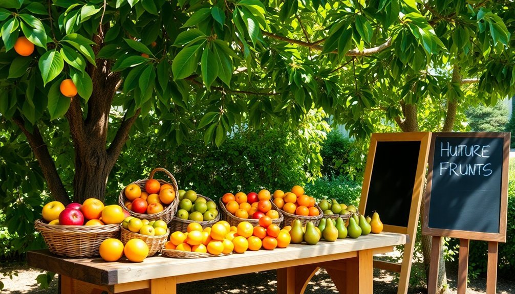 establish fruit trading locations