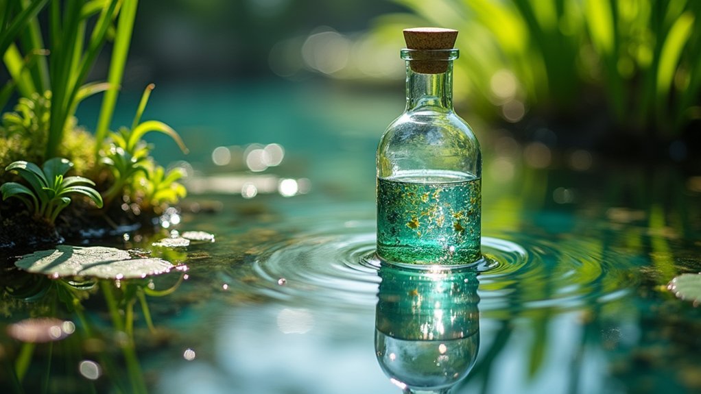 filtered pond water testing