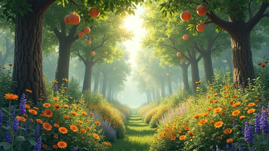 food forests support pollinators