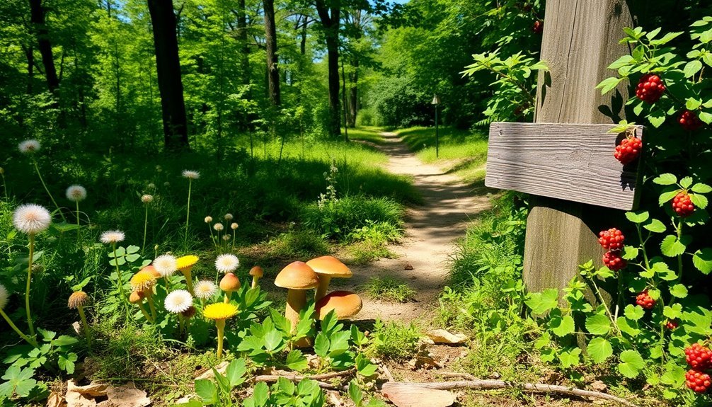 foraging friendly urban trails