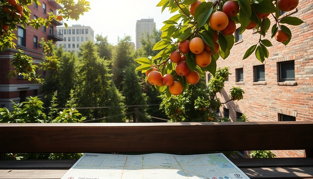 foraging in urban areas