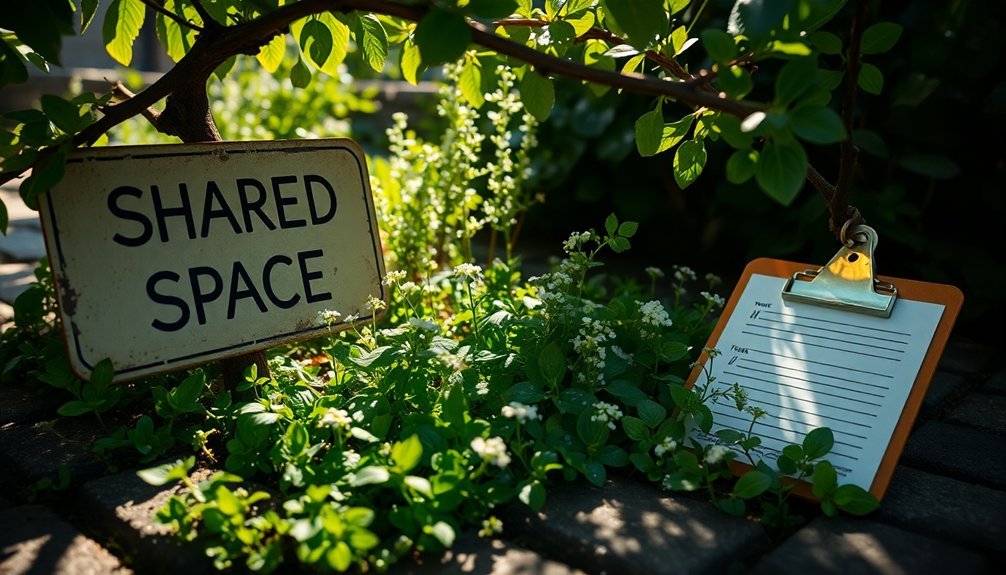 foraging on shared property