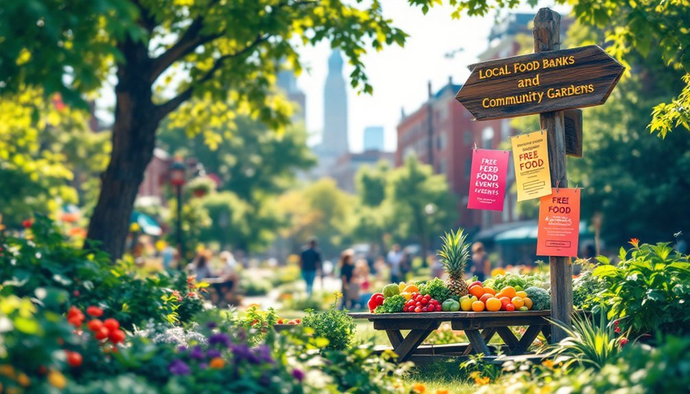 free food in cities