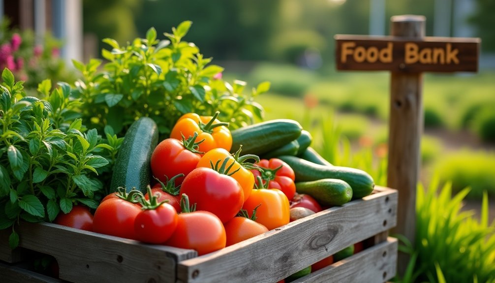 gardeners donate to pantries