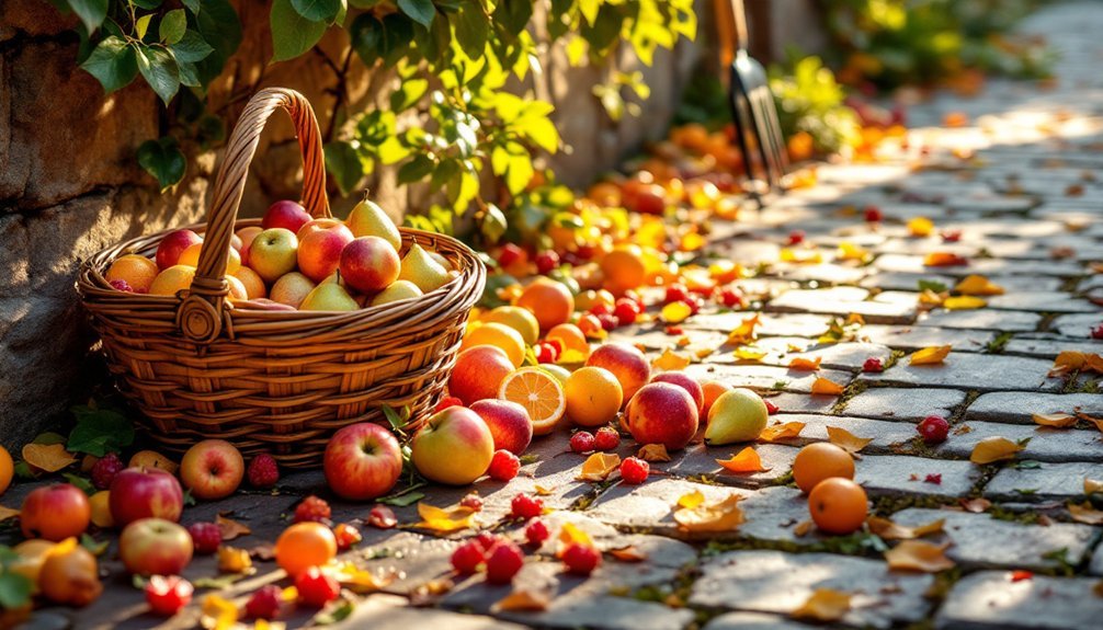 gathering neighborhood fruit efficiently
