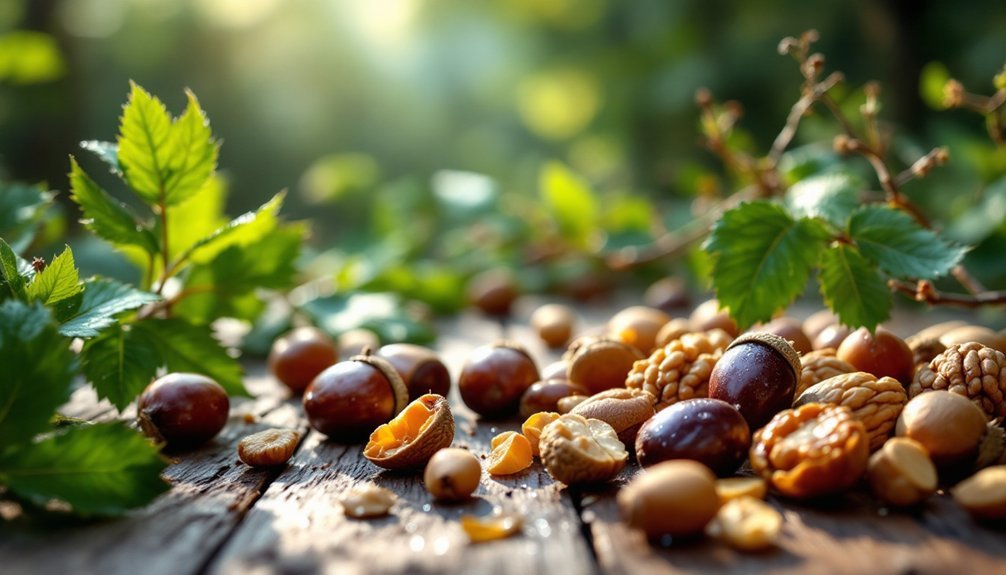 gathering wild nuts tips
