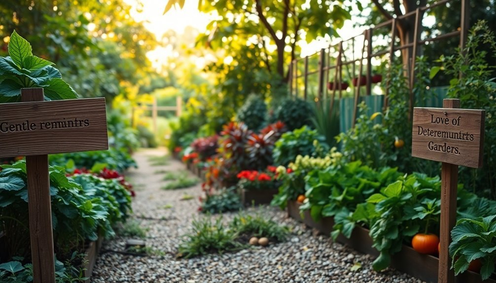 honor garden rules strictly
