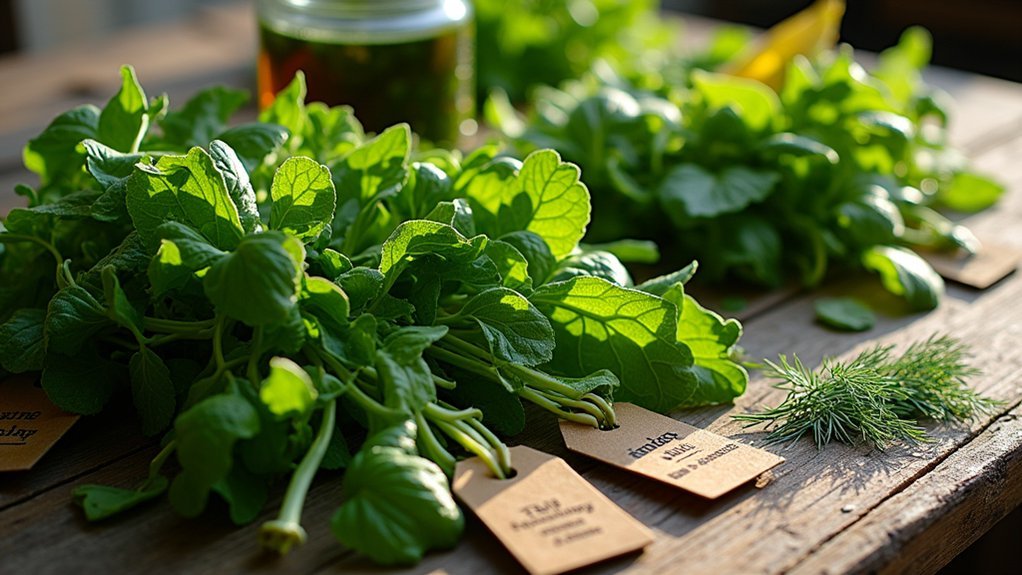 identifying wild greens correctly