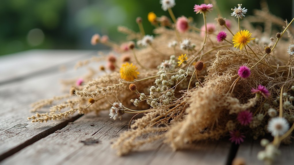 local dry foraged plants