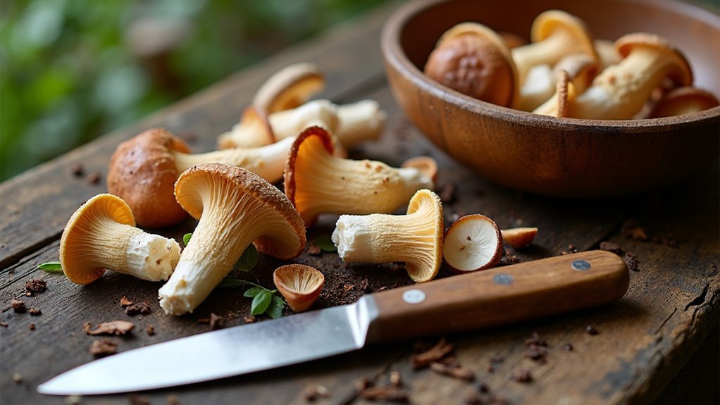 mushroom cleaning and preparation
