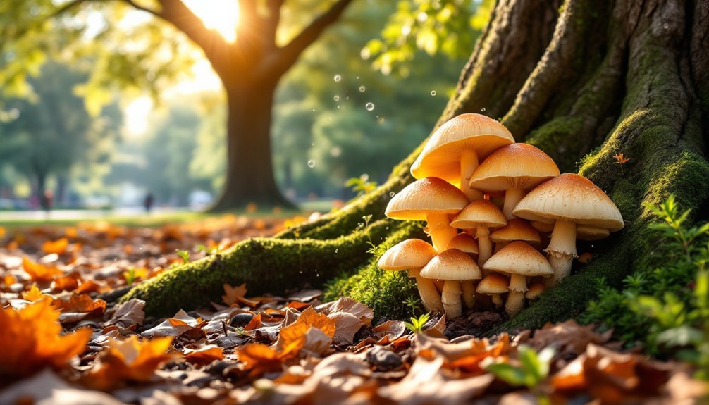 mushroom foraging in parks