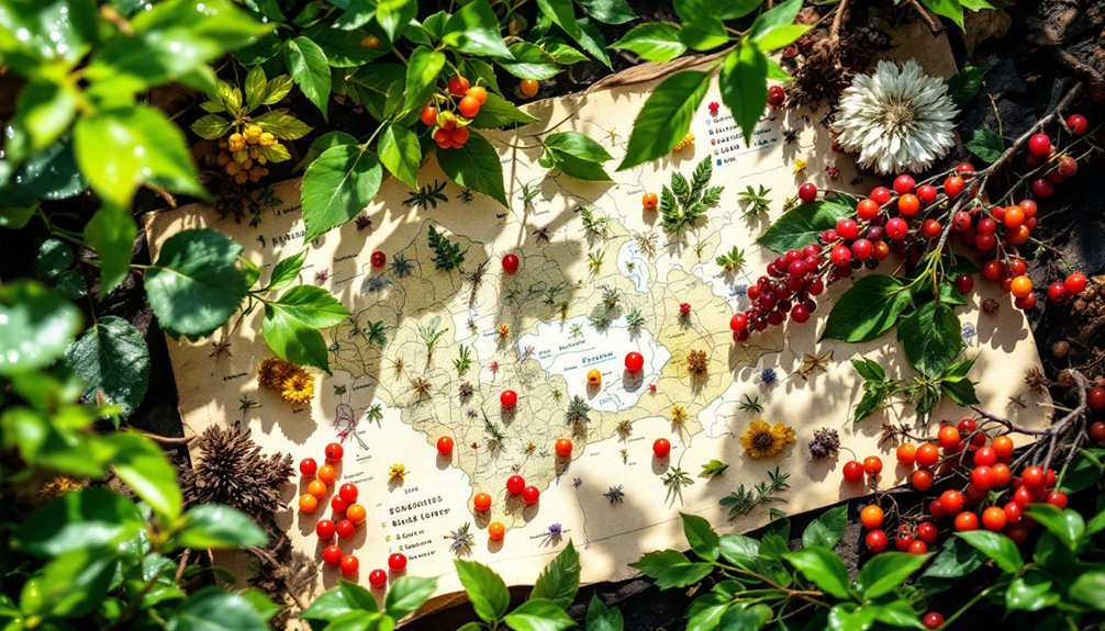 neighborhood foraging food maps