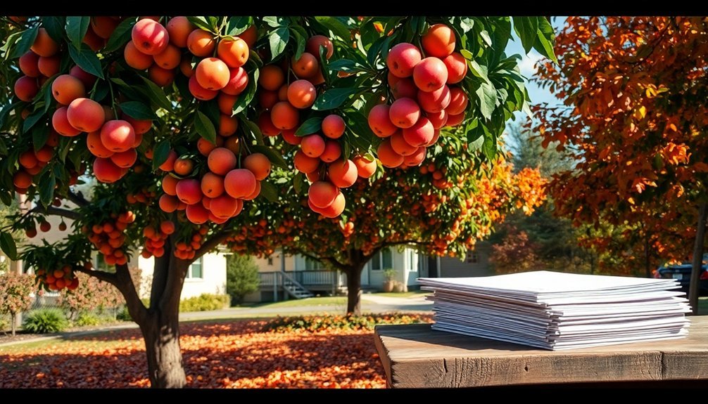 neighborhood fruit harvest timing