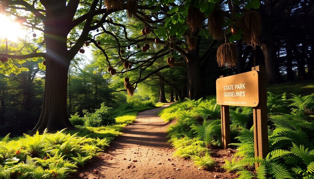 nut foraging state park guidelines