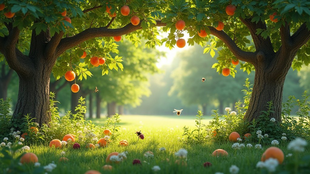 park trees fruit harvest