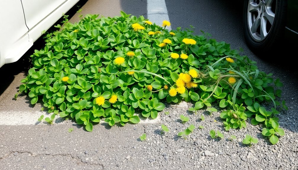 parking lot foraging benefits