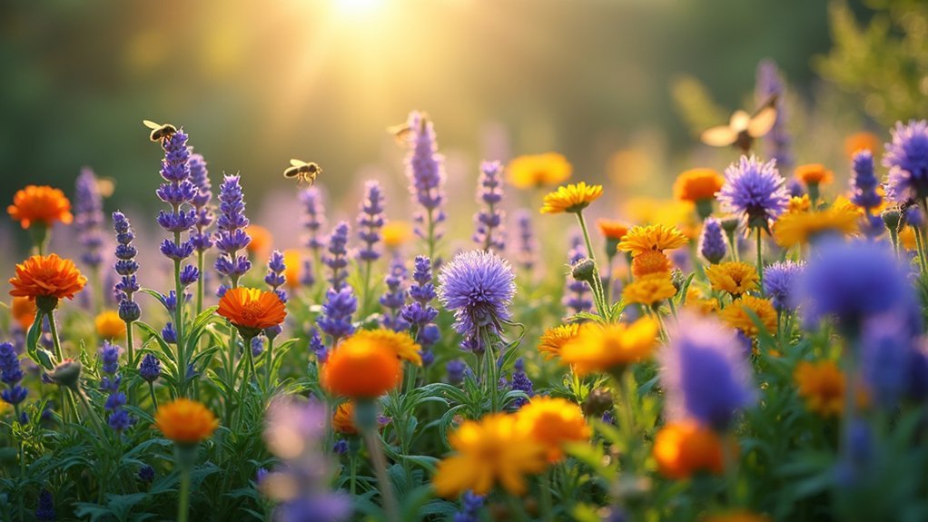 pollinator friendly edible flowers