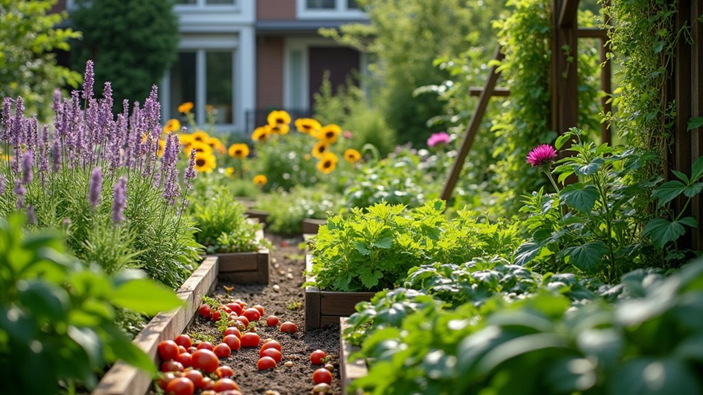 pollinator friendly urban gardens